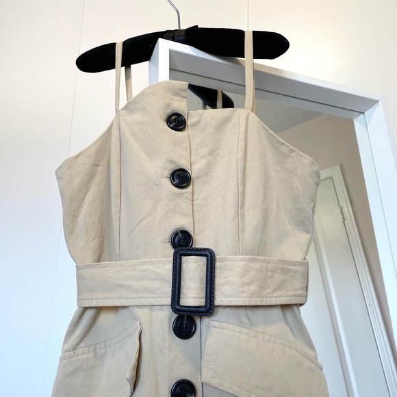 Nude Spaghetti | Strap Dress Size XXS - Local Brand- In good condition - Picture 4 of 11